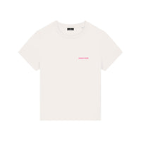 Verlan - Tee shirt Off White (Rose) Femme