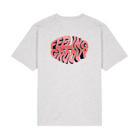 Feeling Groovy - T-Shirt Gris Chiné