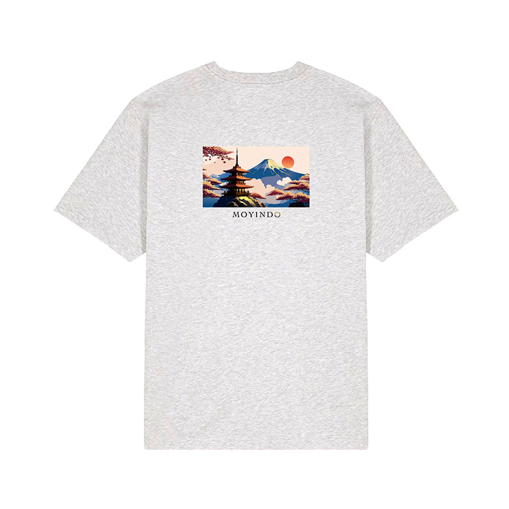 T-Shirt GRIS CHINÉ- TOKYO
