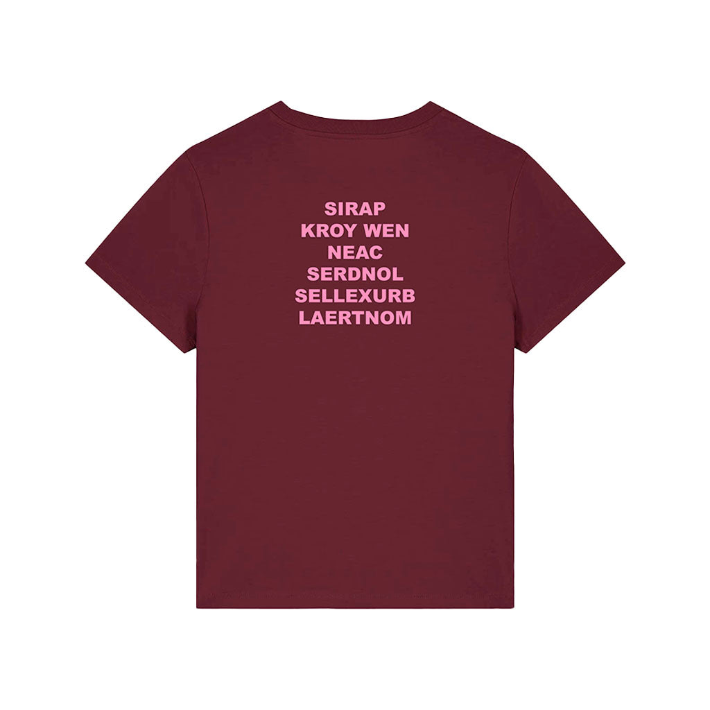 Verlan - Tee shirt Bordeaux Femme
