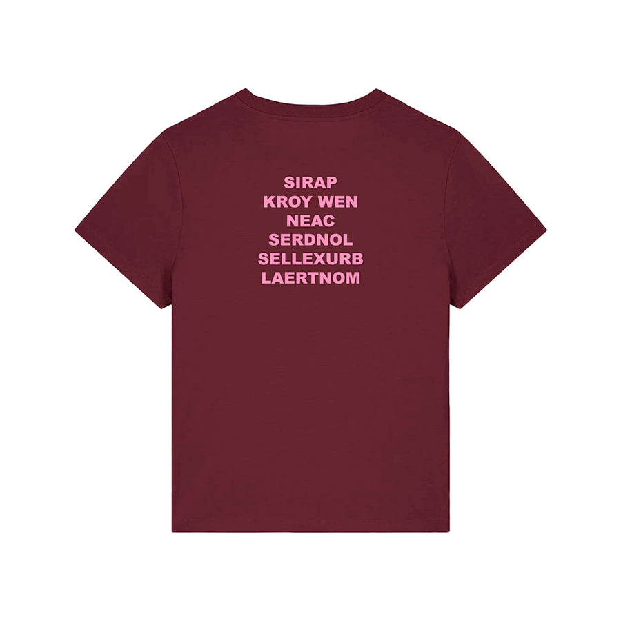 Verlan - Tee shirt Bordeaux Femme