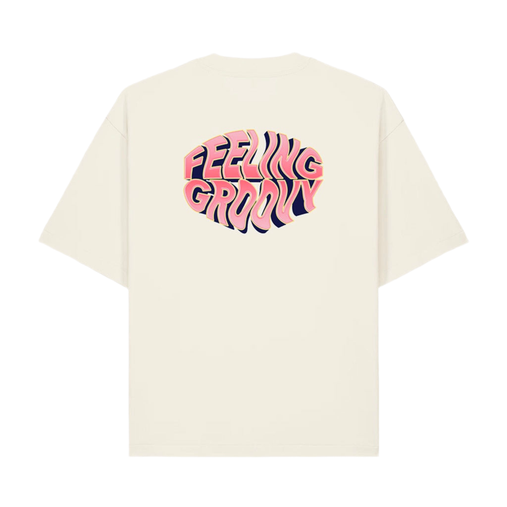 Feeling Groovy - T-Shirt Crème